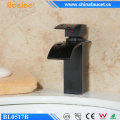 Schwarze Kugel Badezimmer Messing Sanitär Wasserfall Waschbecken Wasserhahn